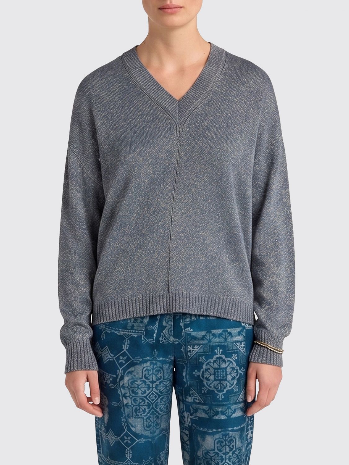 MOMONÌ Sweater Woman color Blue