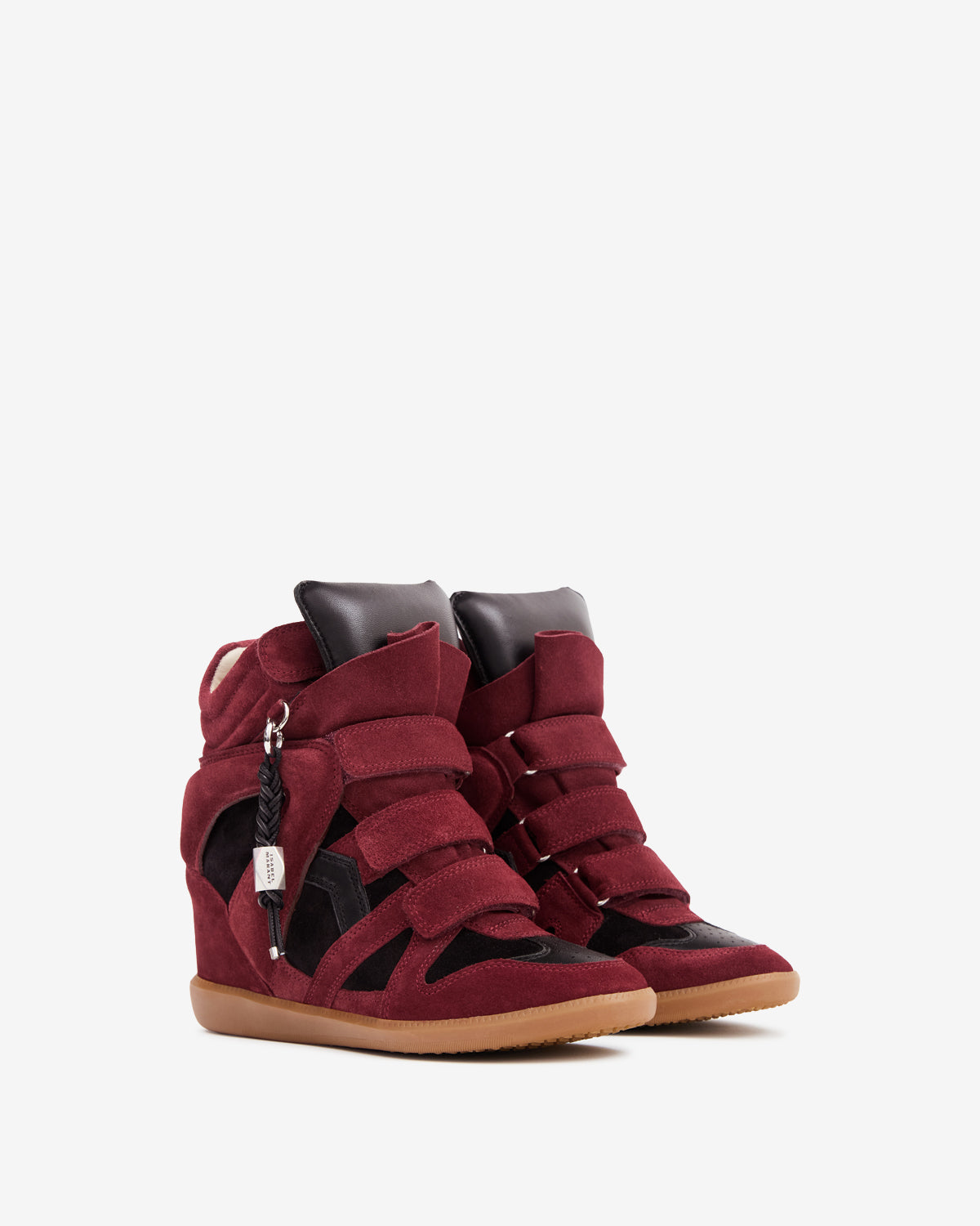 Bekett Ring Sneakers - Women - Burgundy-black - Size 35 -