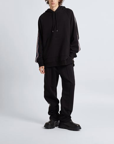 Organic Cotton Sweatshirt Man Sweatshirt Black Size S Organic cotton