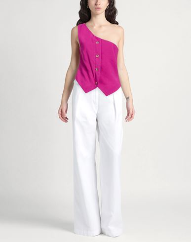 Woman Top Mauve Size M Viscose, Polyester