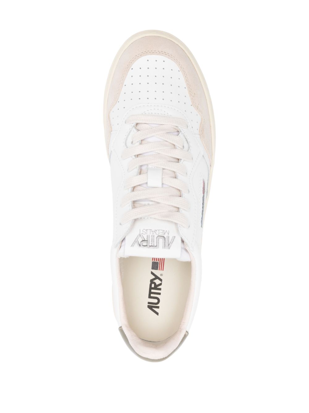 Medalist leather sneakers - White