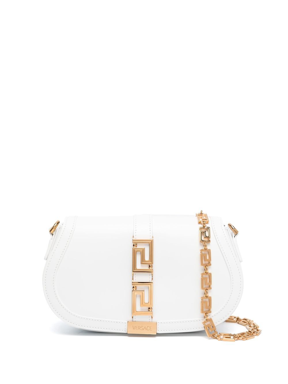 Greca Goddess shoulder bag - White