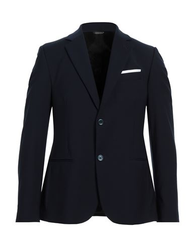 Man Blazer Midnight blue Size 44 Polyester, Viscose, Elastane
