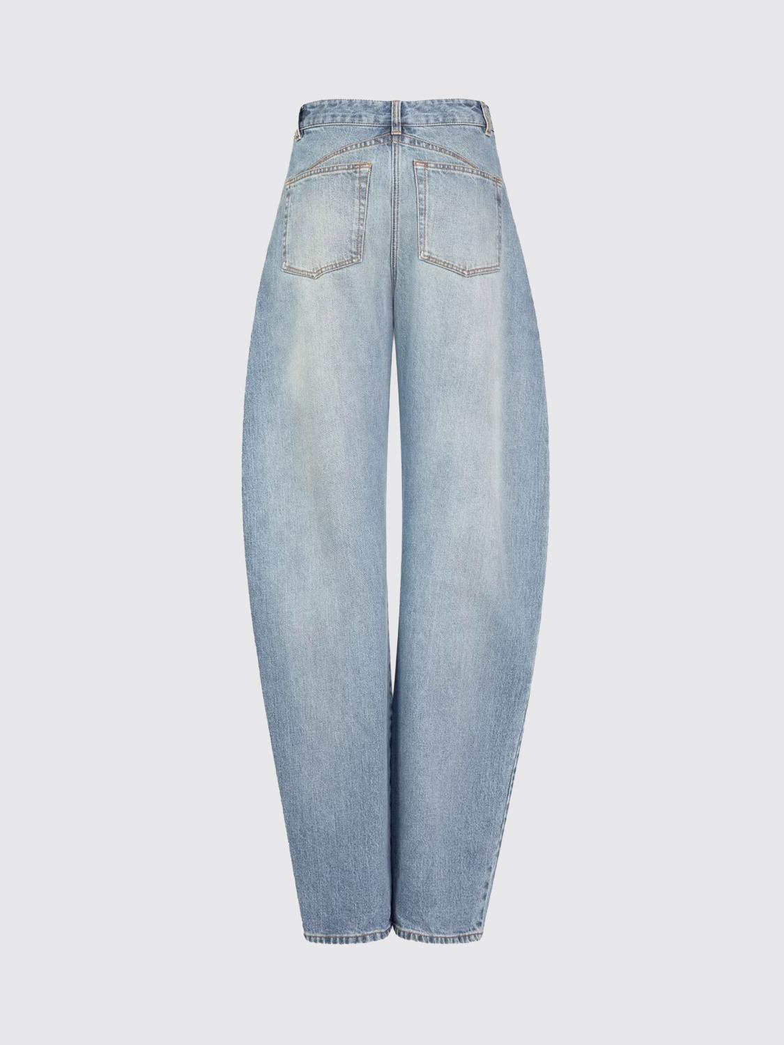 Jeans ALAÏA Woman color Blue