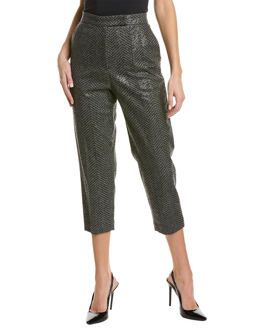 Sequin Wool & Cashmere-Blend Pant