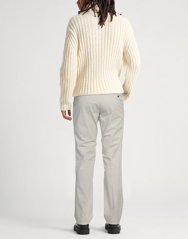 Pt Torino Man Pants Ivory Size 36 Cotton, Elastane