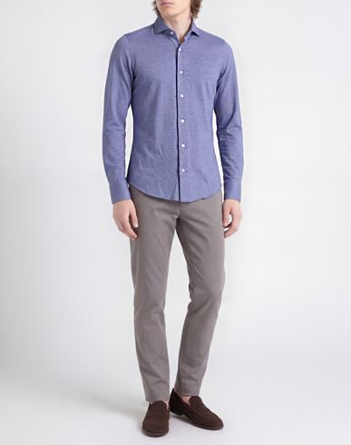 At. p.co Man Shirt Light blue Size 14 ½ Cotton
