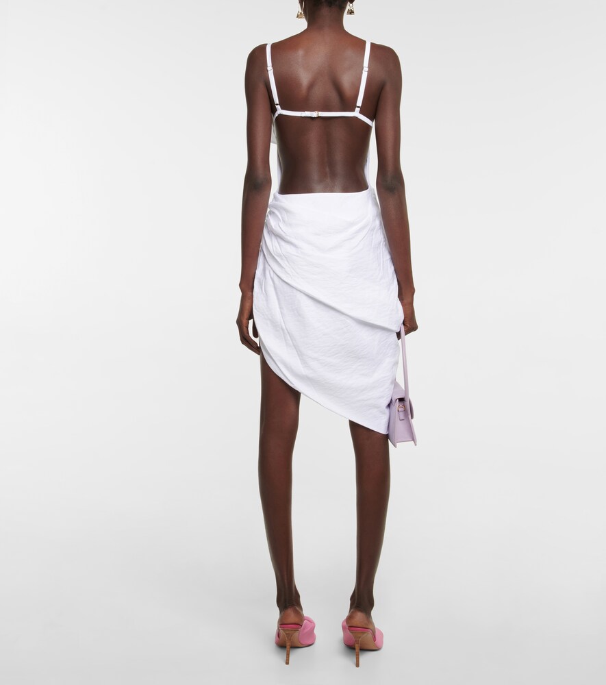La Robe Saudade voile minidress