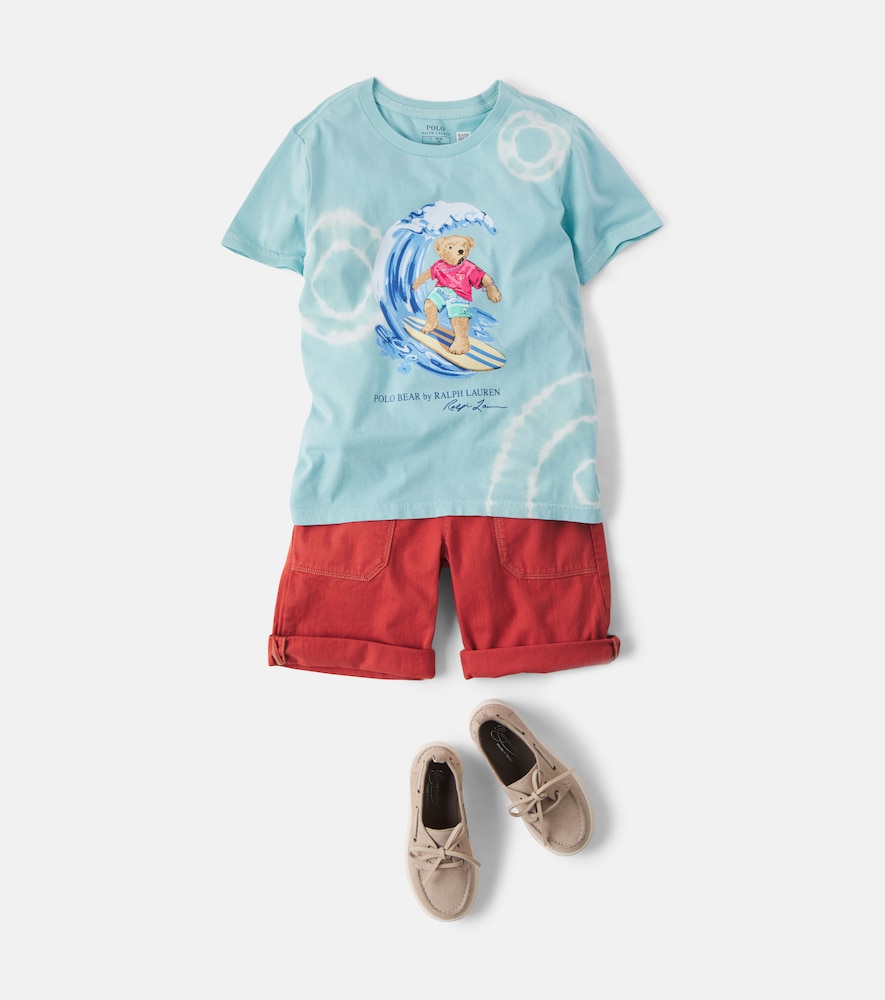 Polo Bear tie-dye cotton jersey T-shirt