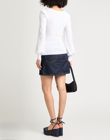 Boutique Moschino Woman Sweater White Size 8 Viscose, Polyamide