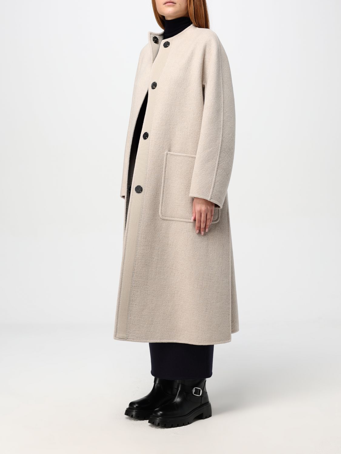 Coat Woman color Brown