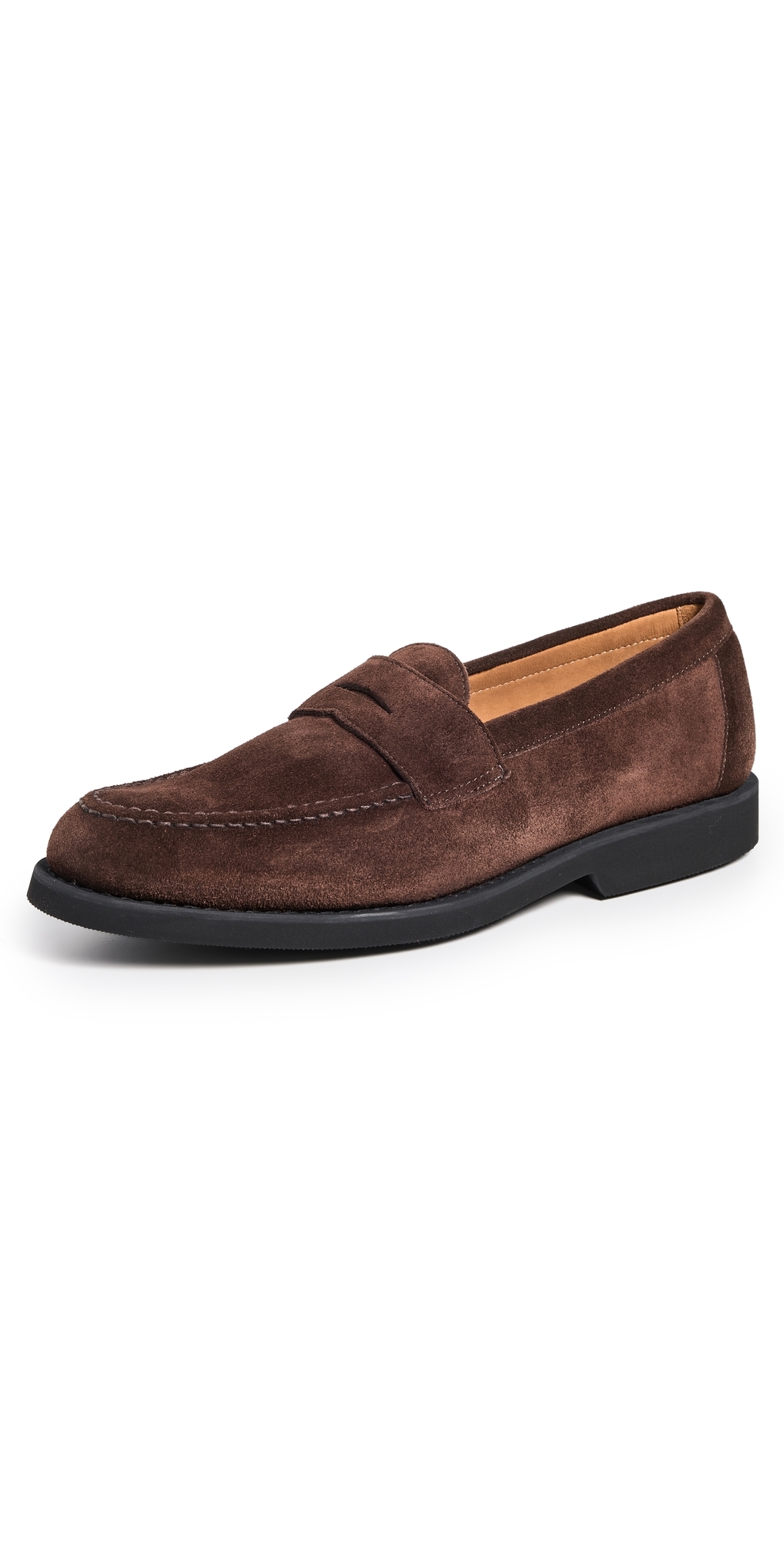 Ryan Suede Polaris Loafers Dark Brown