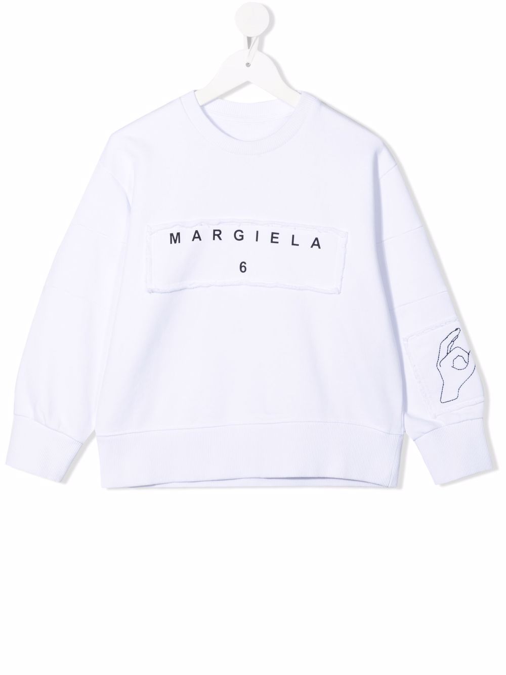 Logo-print sweatshirt - White