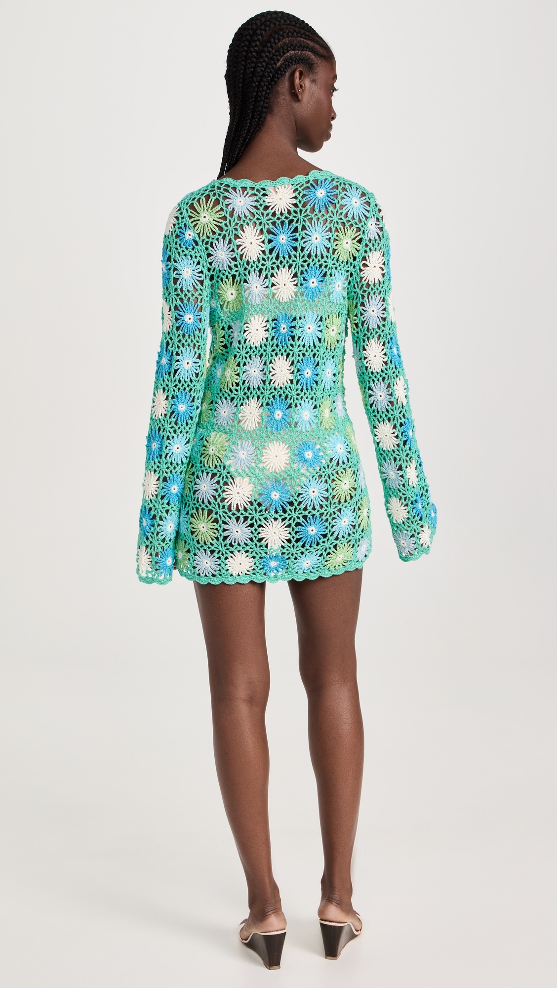 Vacay Mini Coverup Blue Multi Floral
