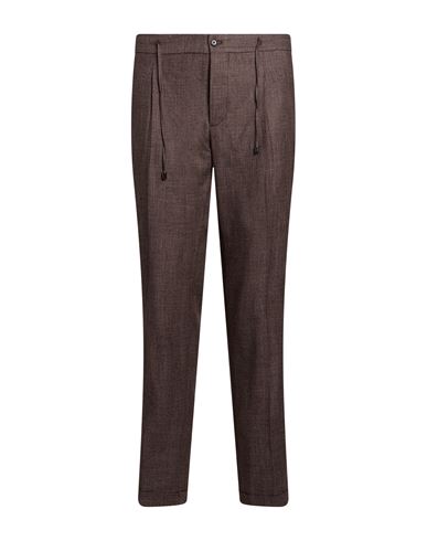 Man Pants Chocolate brown Size 36 Virgin Wool, Cotton
