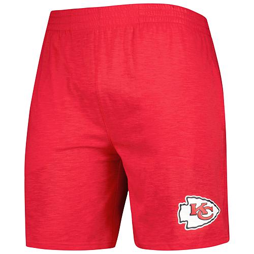 Men's Red/White Kansas City Chiefs Downfield T-Shirt & Shorts Sleep Set