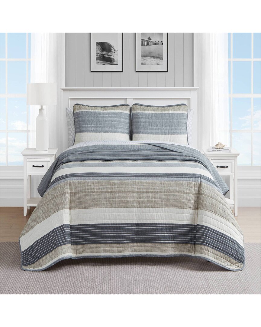 Ridgeport 100% Cotton Reversible Quilt Set