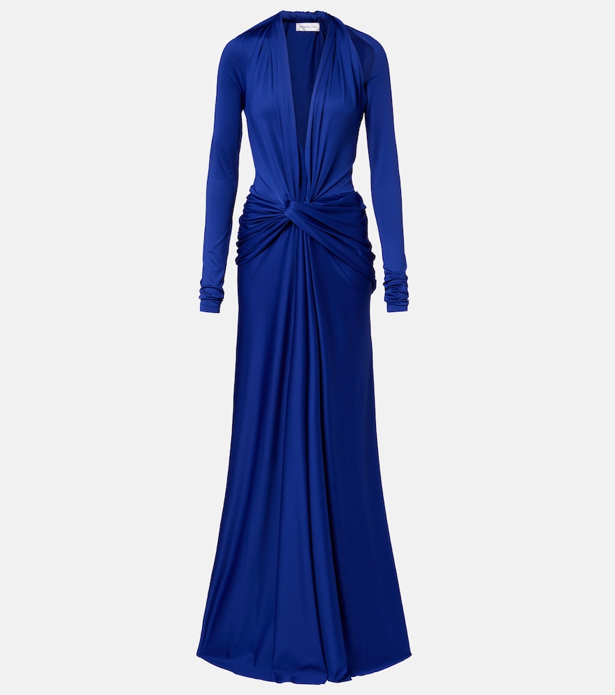 Draped maxi dress