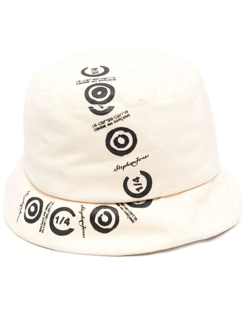 10 CORSO COMO logo-print cotton bucket hat - Neutrals