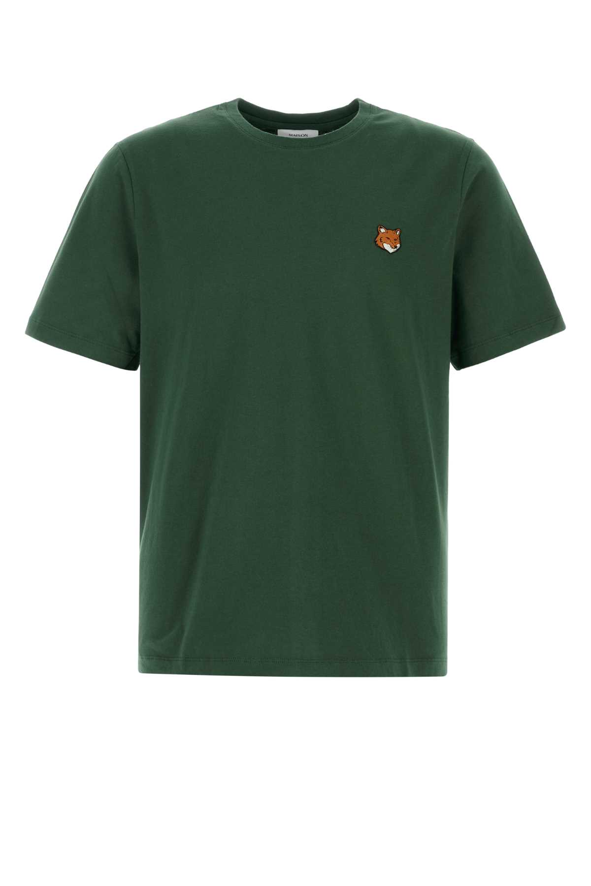 Maison Kitsuné - fox head cotton crew neck t shirt