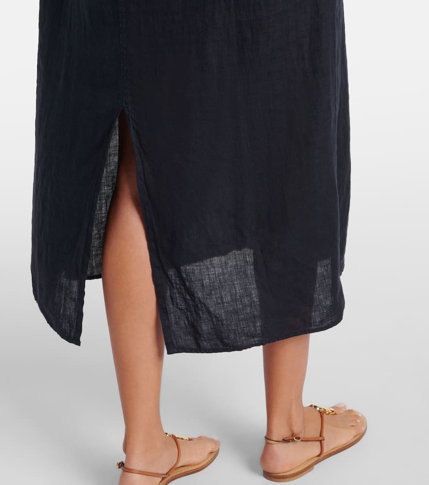 Maeve linen midi dress