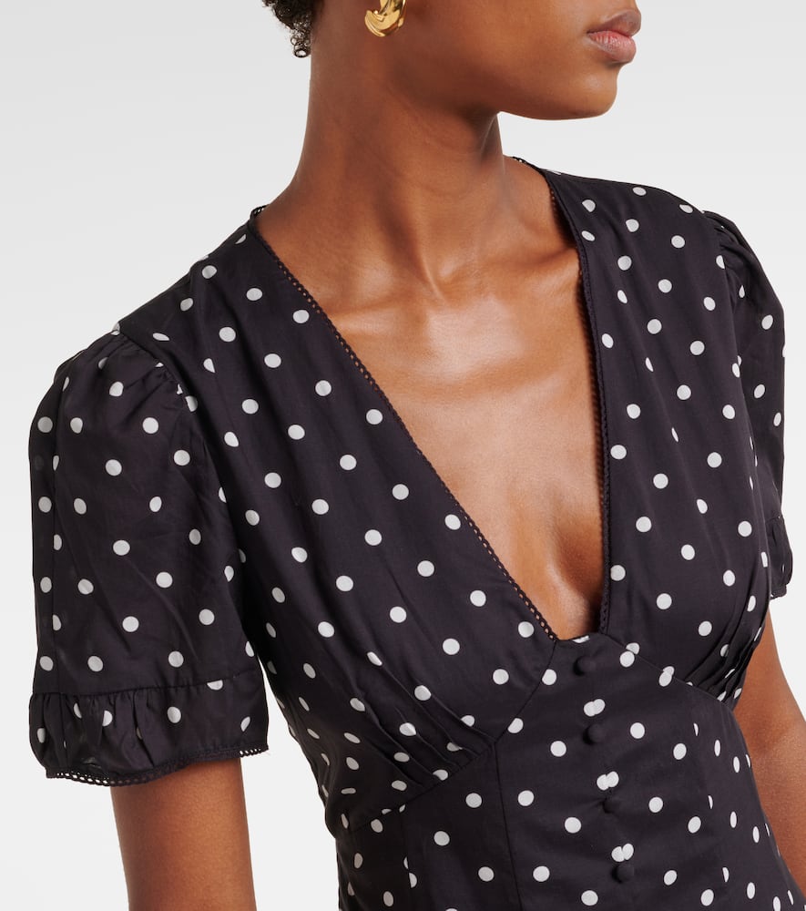 Paloma polka-dot maxi dress