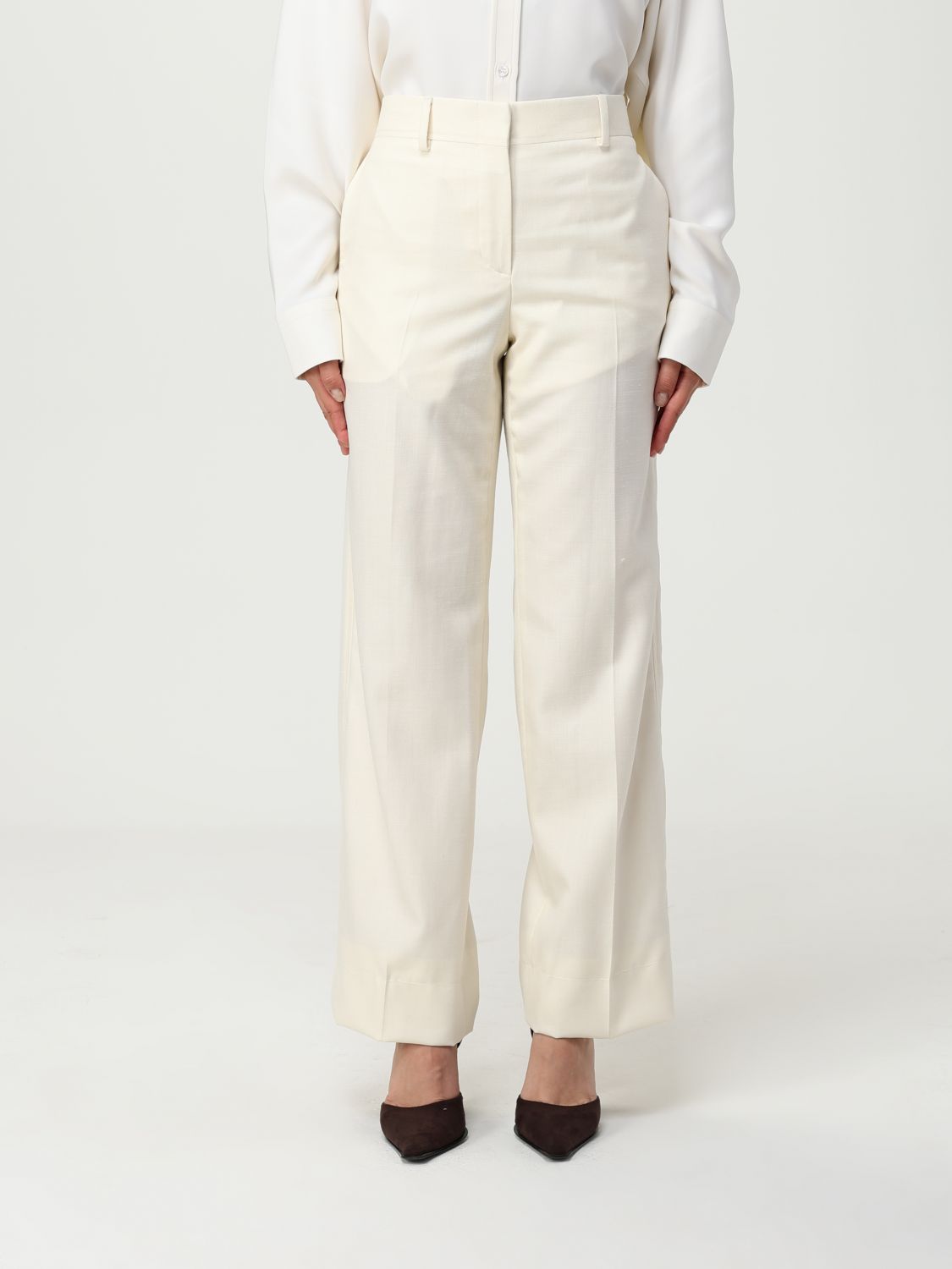 Pants Woman color White