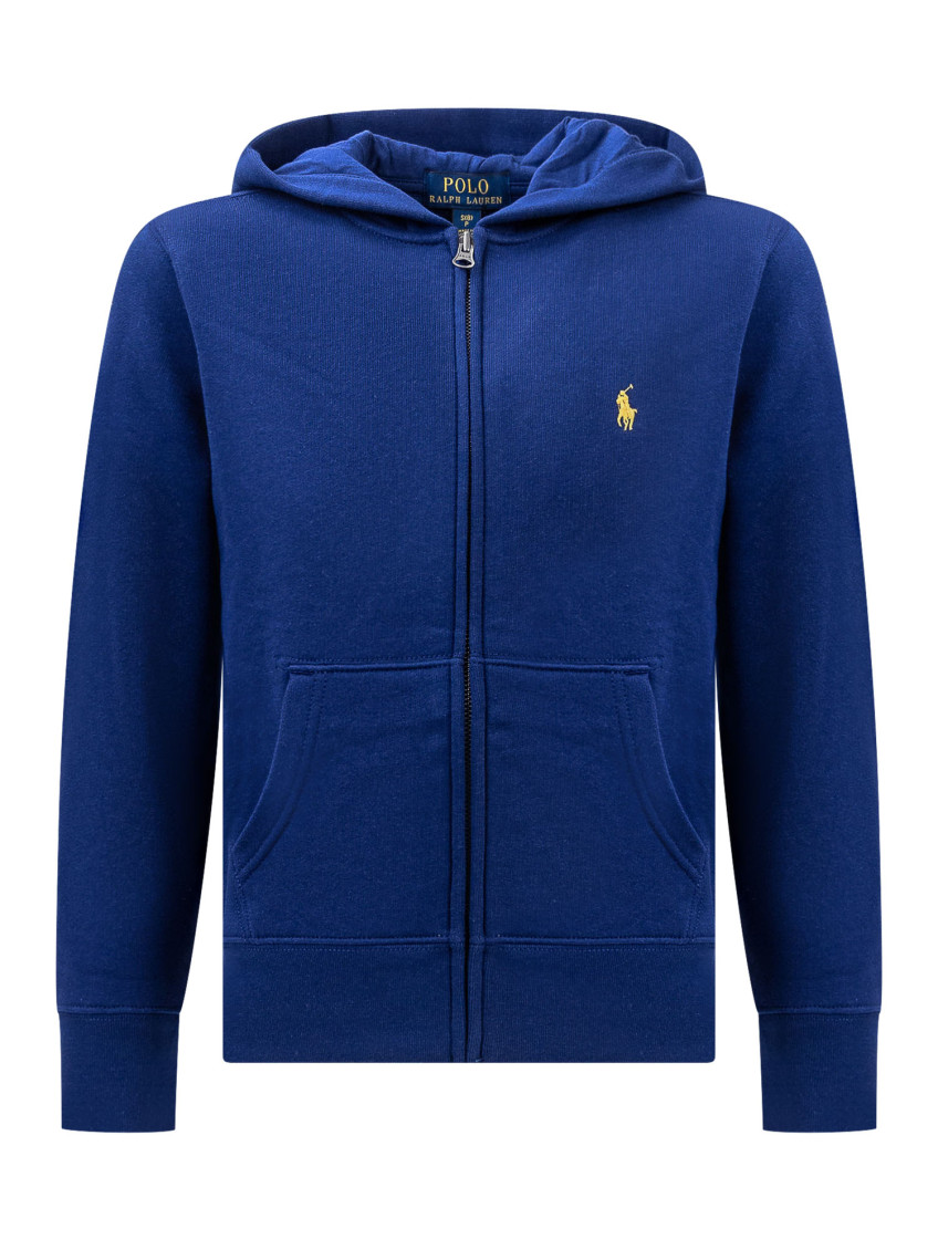Kids Blue Logo Hoodie