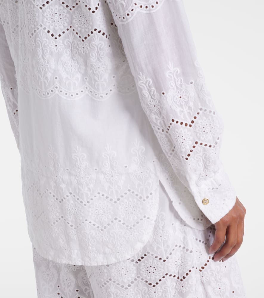 Orla broderie anglaise cotton shirt