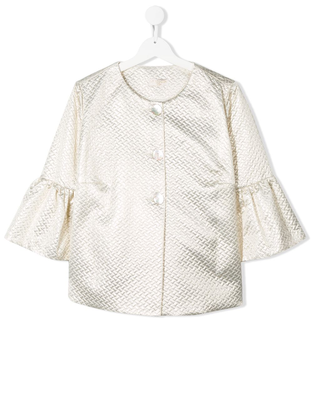 TEEN textured jacket - Gold