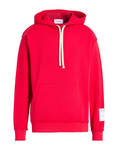 Man Sweatshirt Red Size L Cotton