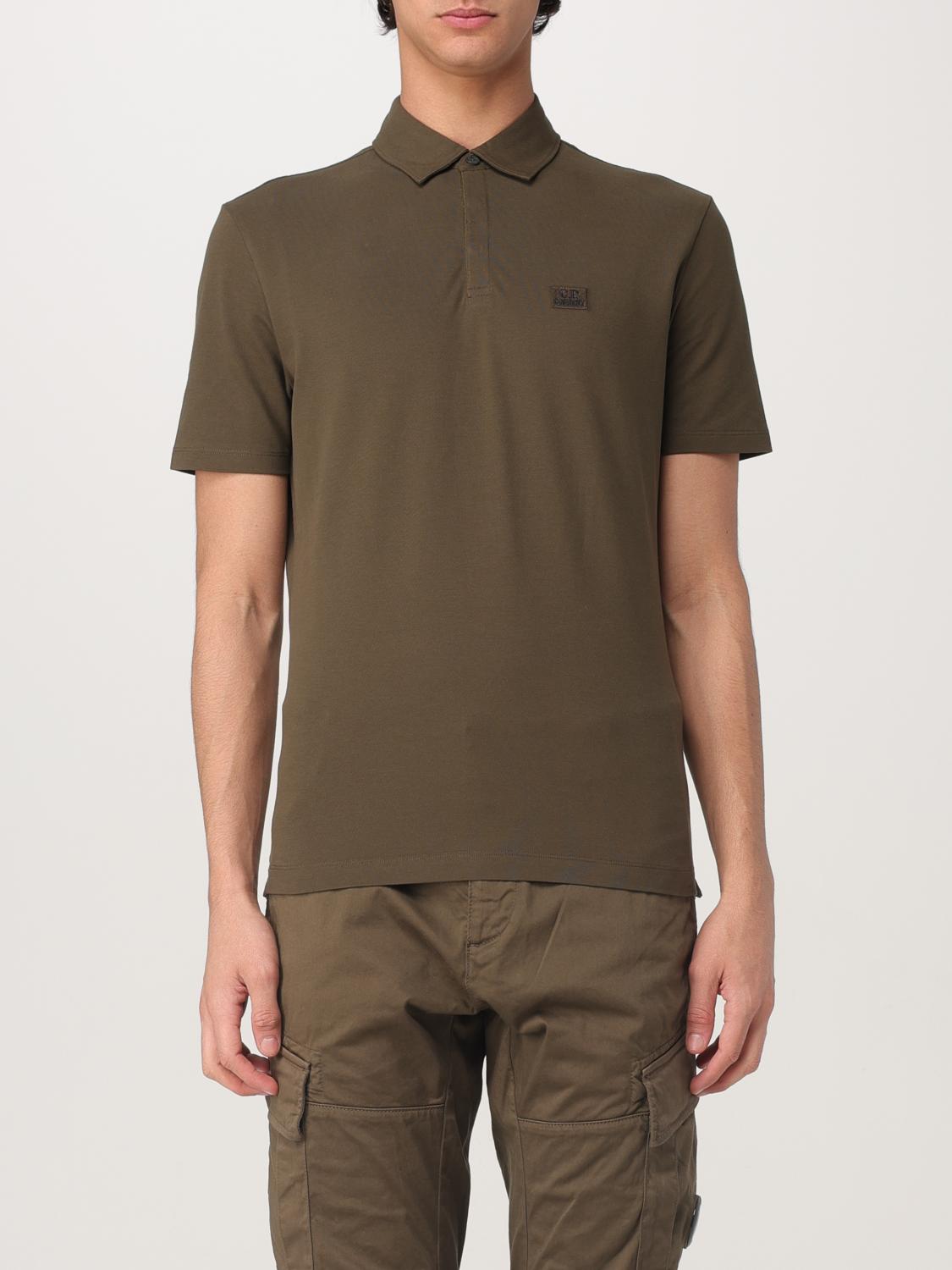 Polo Shirt Men color Green