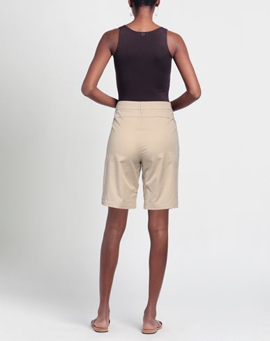 Cape Horn Woman Shorts & Bermuda Shorts Beige Size 2 Cotton, Elastane