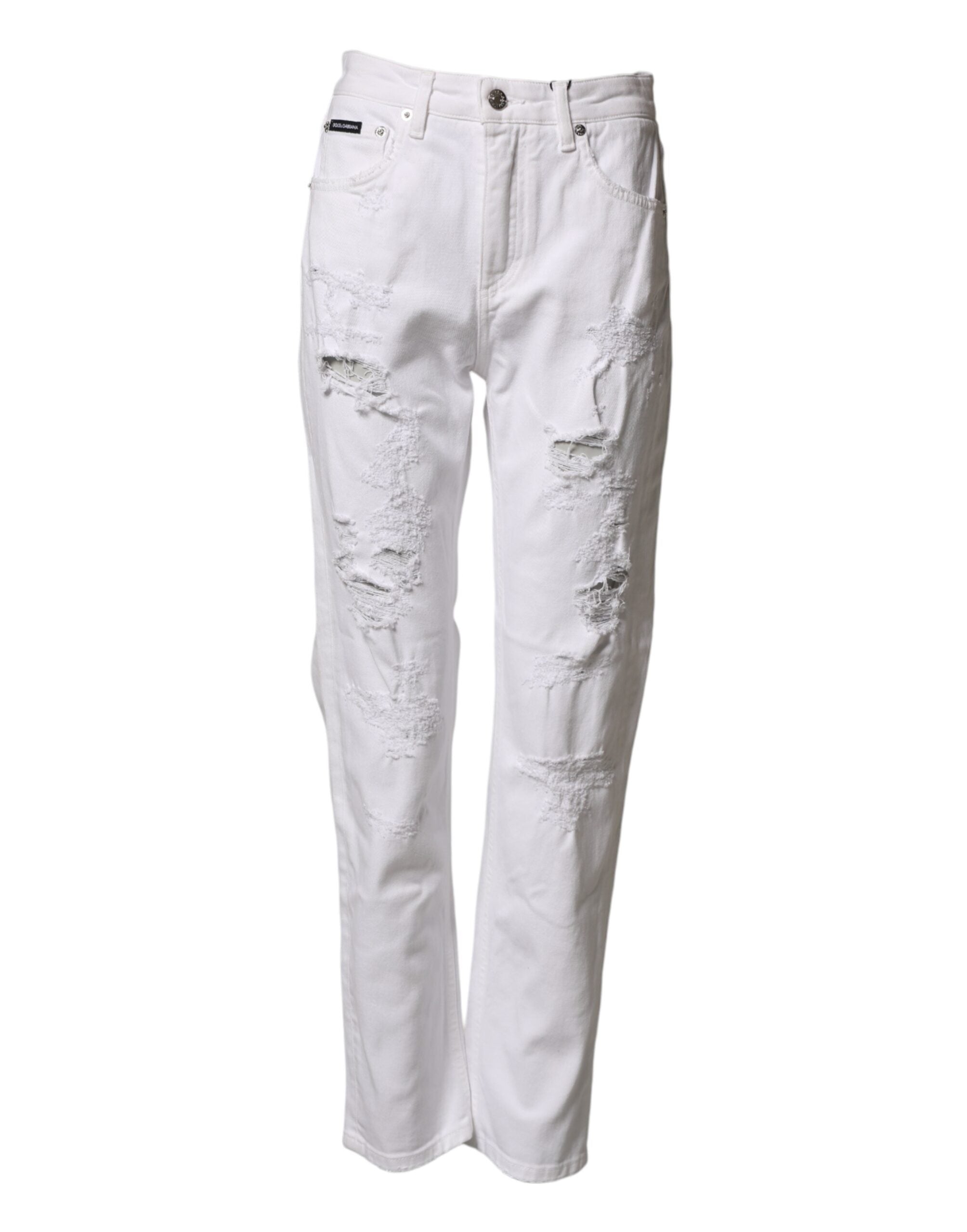 Boyfriend Jeans — White
