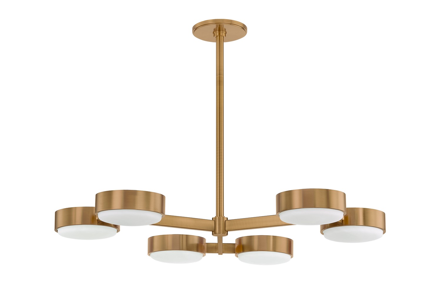 Patina Brass Semi Flush Mount from the Rory Collection