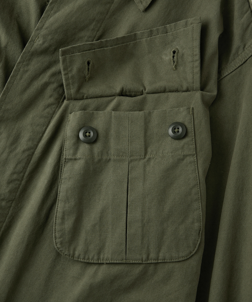 2ND POPLIN JUNGLE FATIGUE JACKET_OLIVE