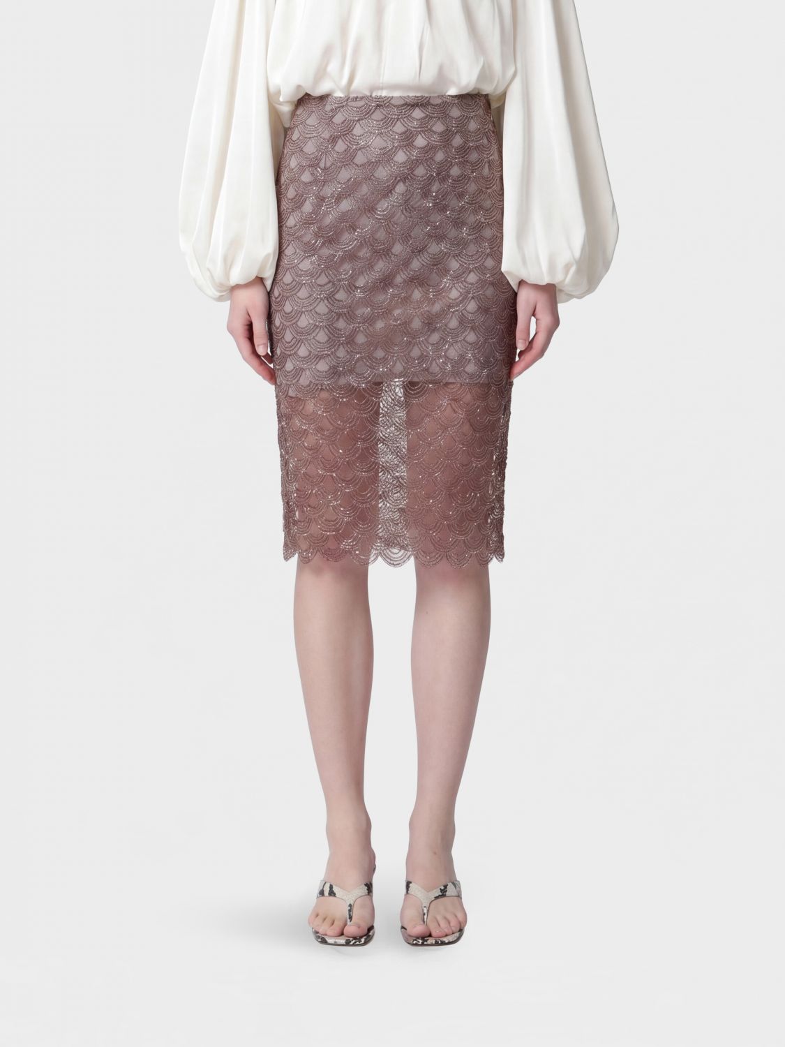 Skirt Woman color Grey