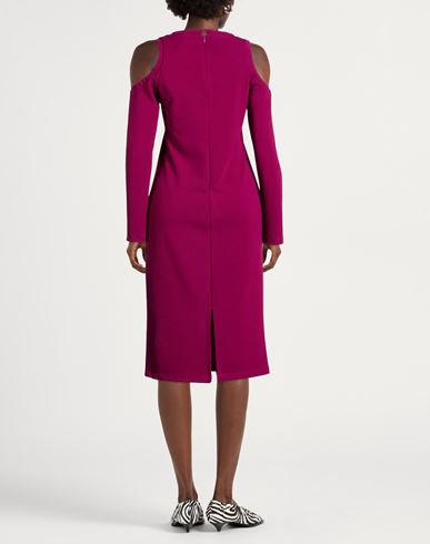 Woman Midi dress Mauve Size L Polyester, Elastane