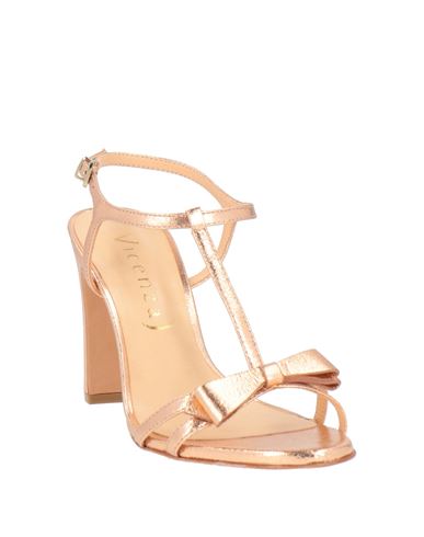 ) Woman Sandals Copper Size 7 Leather