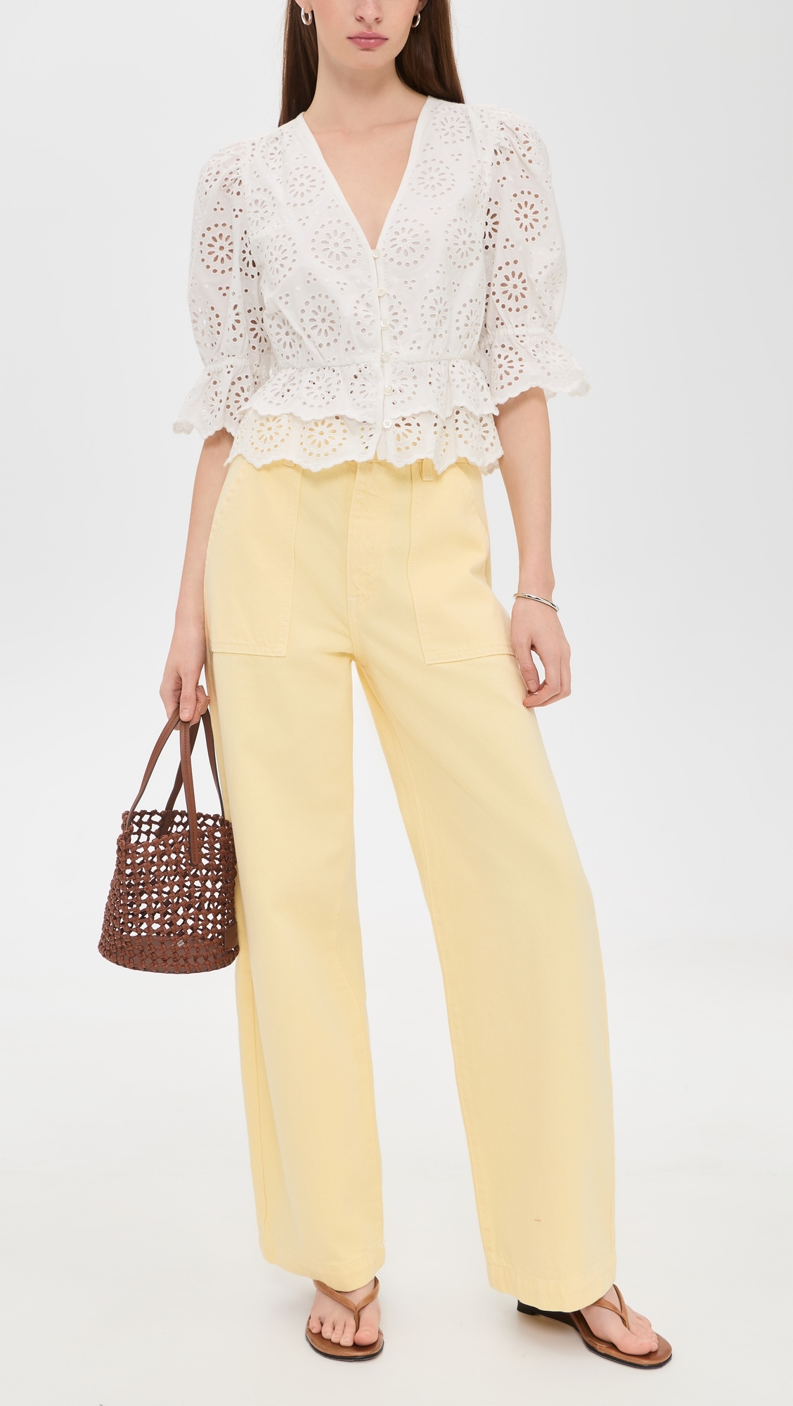 The Bow Cargo Pants Lemon