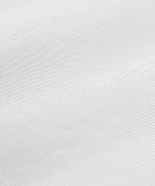 Airy oversized Tencel short-sleeve shirt ivory
