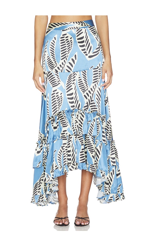Alexis Bexley Skirt in Blue,Cream. - M also in L