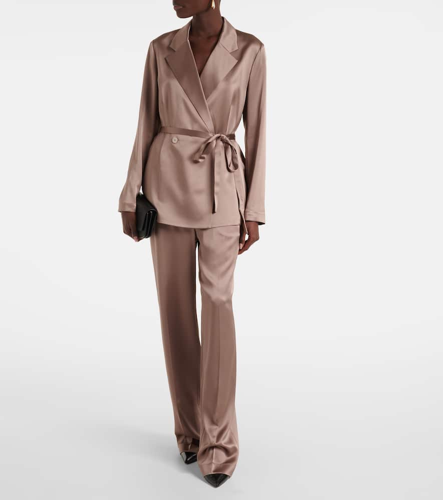 Joubert silk satin jacket