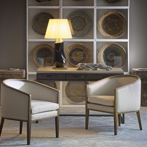 Audrey Chair, Chair, Light Neutral - Andrew Martin Other Fabric