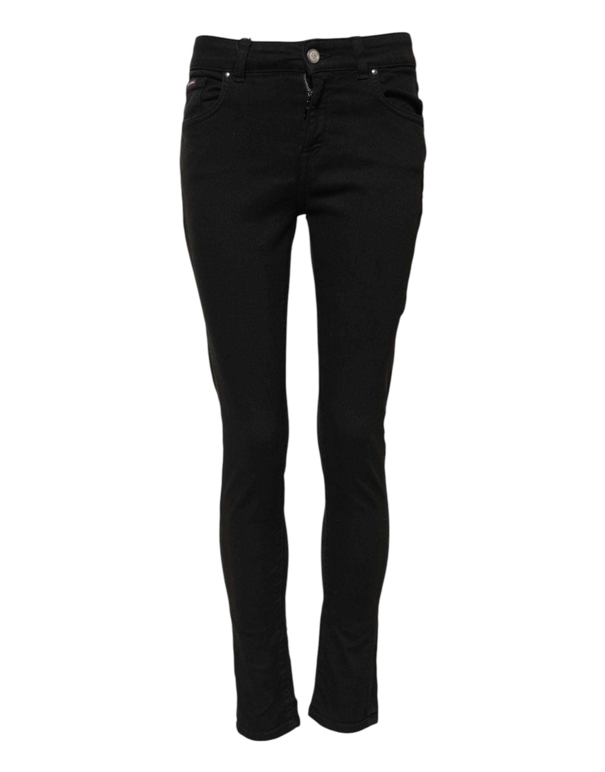 Skinny Denim Jeans — Black