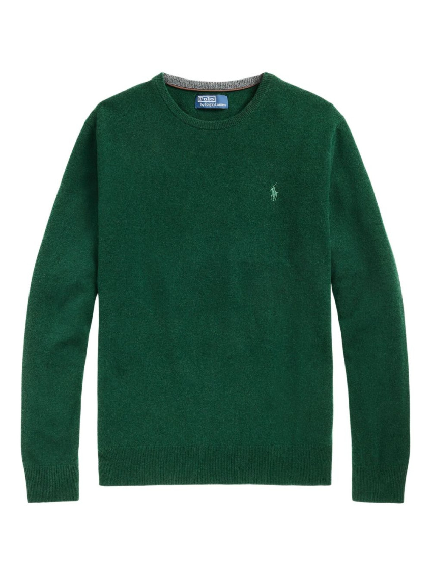 Green Logo Sweater