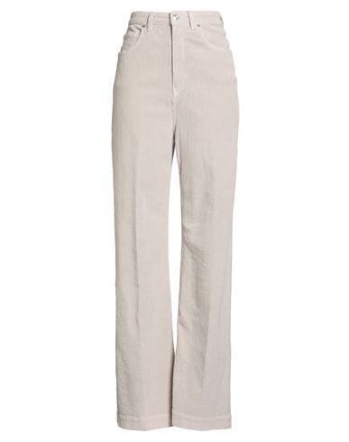 Woman Pants Cream Size 28 Cotton, Elastane