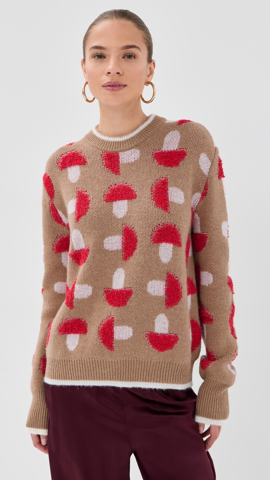Fun Guy Sweater Camel