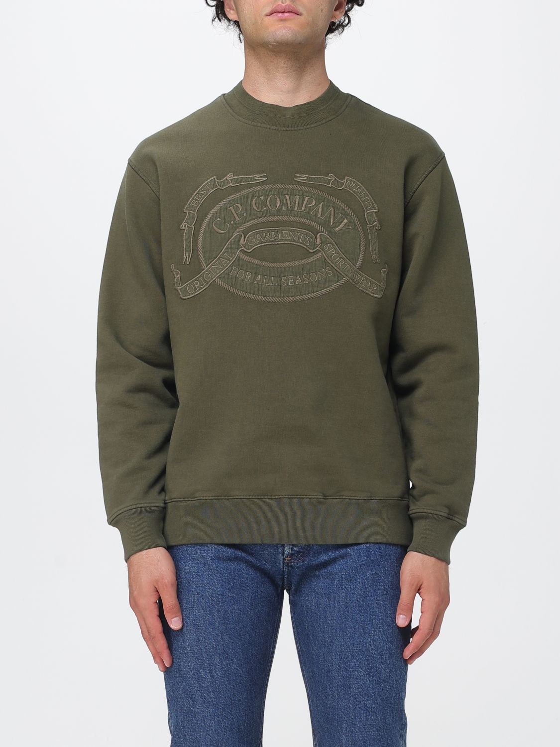 C. P. COMPANY Sweater Men color Green