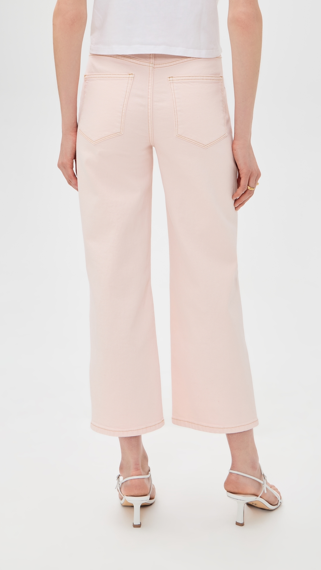 Karmine Petite Refined Wide Leg Jeans Ballet